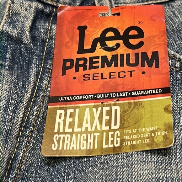 NWT’S LEE PREMIUM SELECT RELAXED FIT STRAIGHT LEG JEAN New SZ 36 - Picture 10 of 11